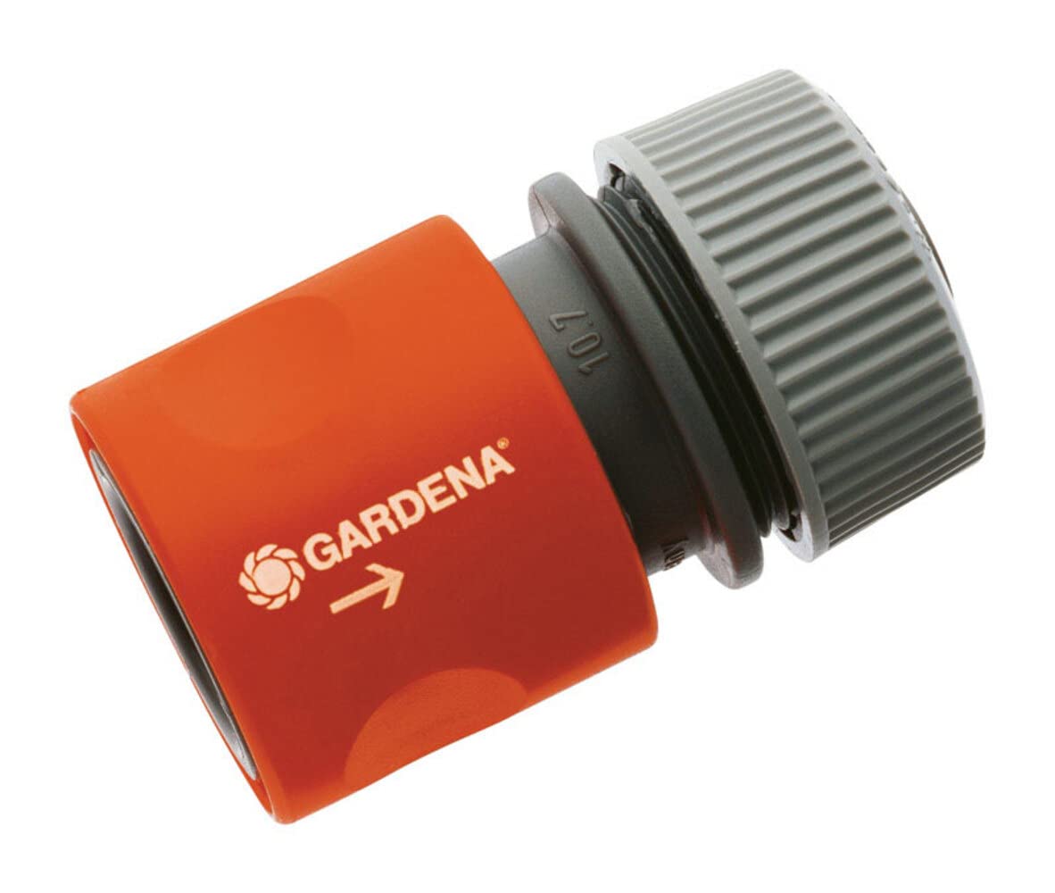 GARDENA (32914) 5/8" Accessory Hose Repair Connector with Water Stop - Image 7